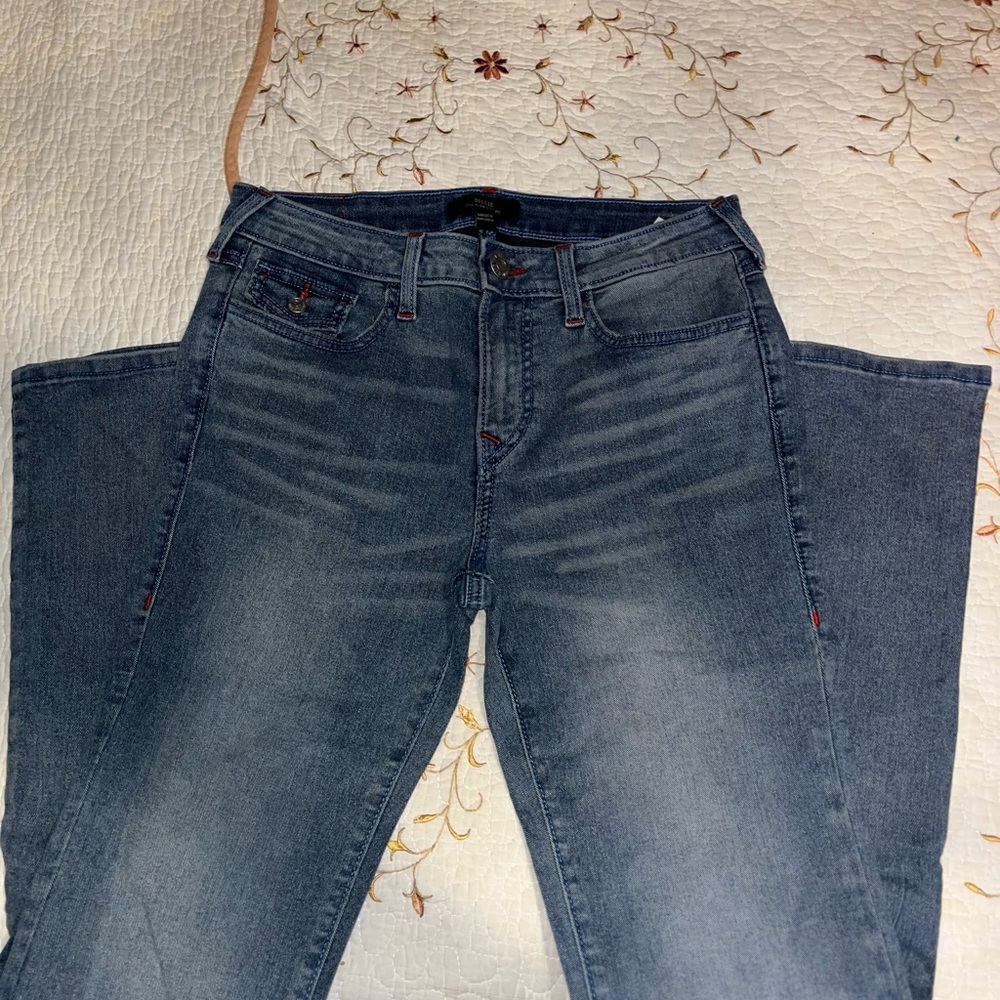 True Religion Dark Blue Straight Leg Jeans